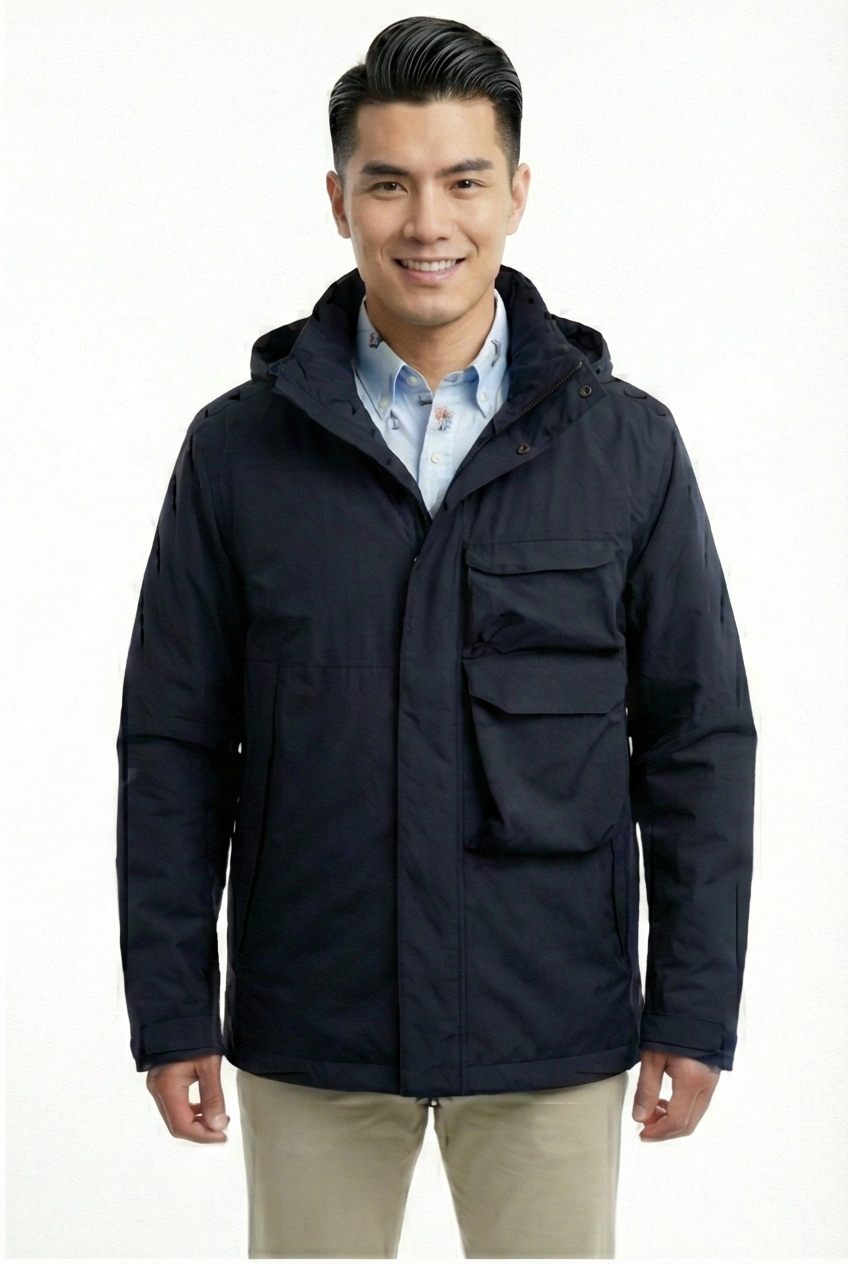 Raincoat with pocket1